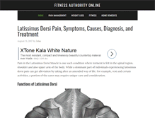 Tablet Screenshot of fitnessauthorityonline.com